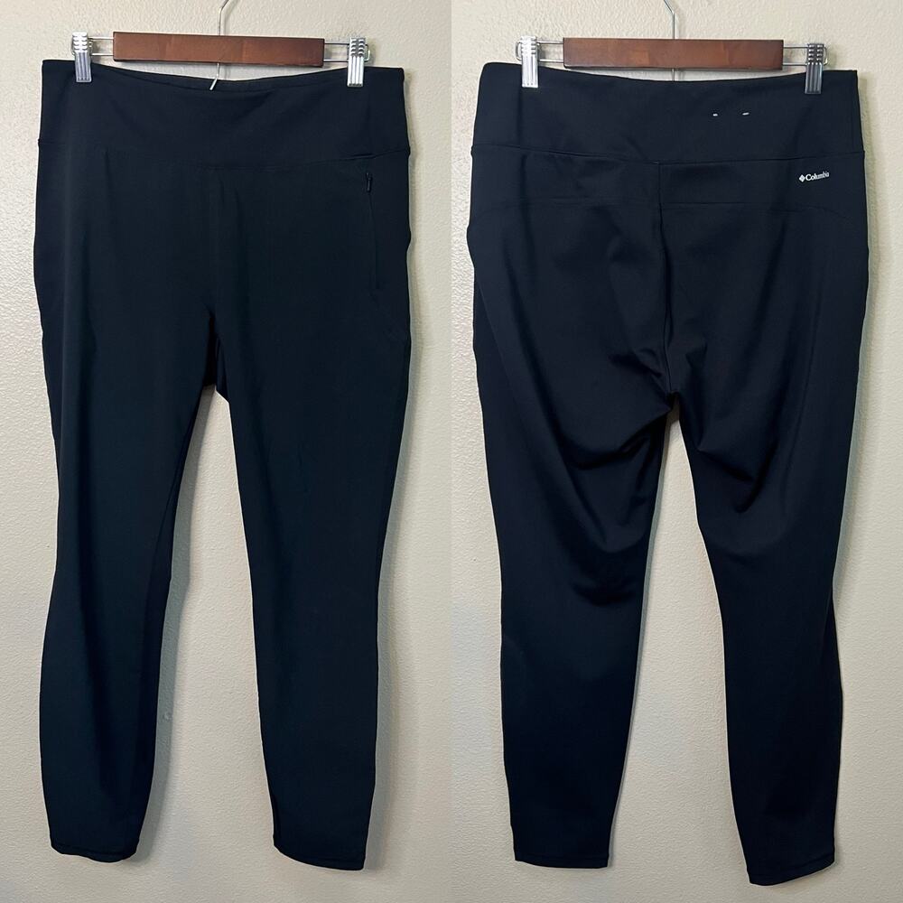 Columbia Black Pull On Skinny Pants Size Large